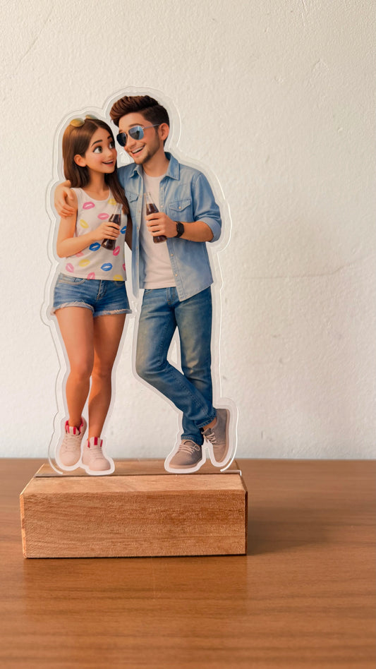 Combo especial fotosilueta + llavero