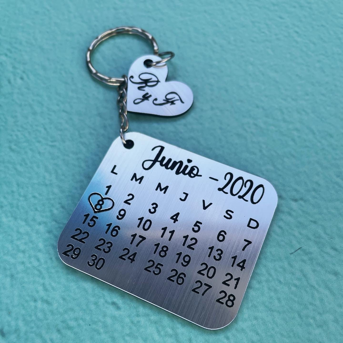 Llaveros Love Calendar - metalex