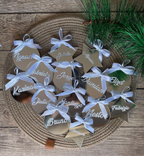 Adornos navideños en acrilico espejados