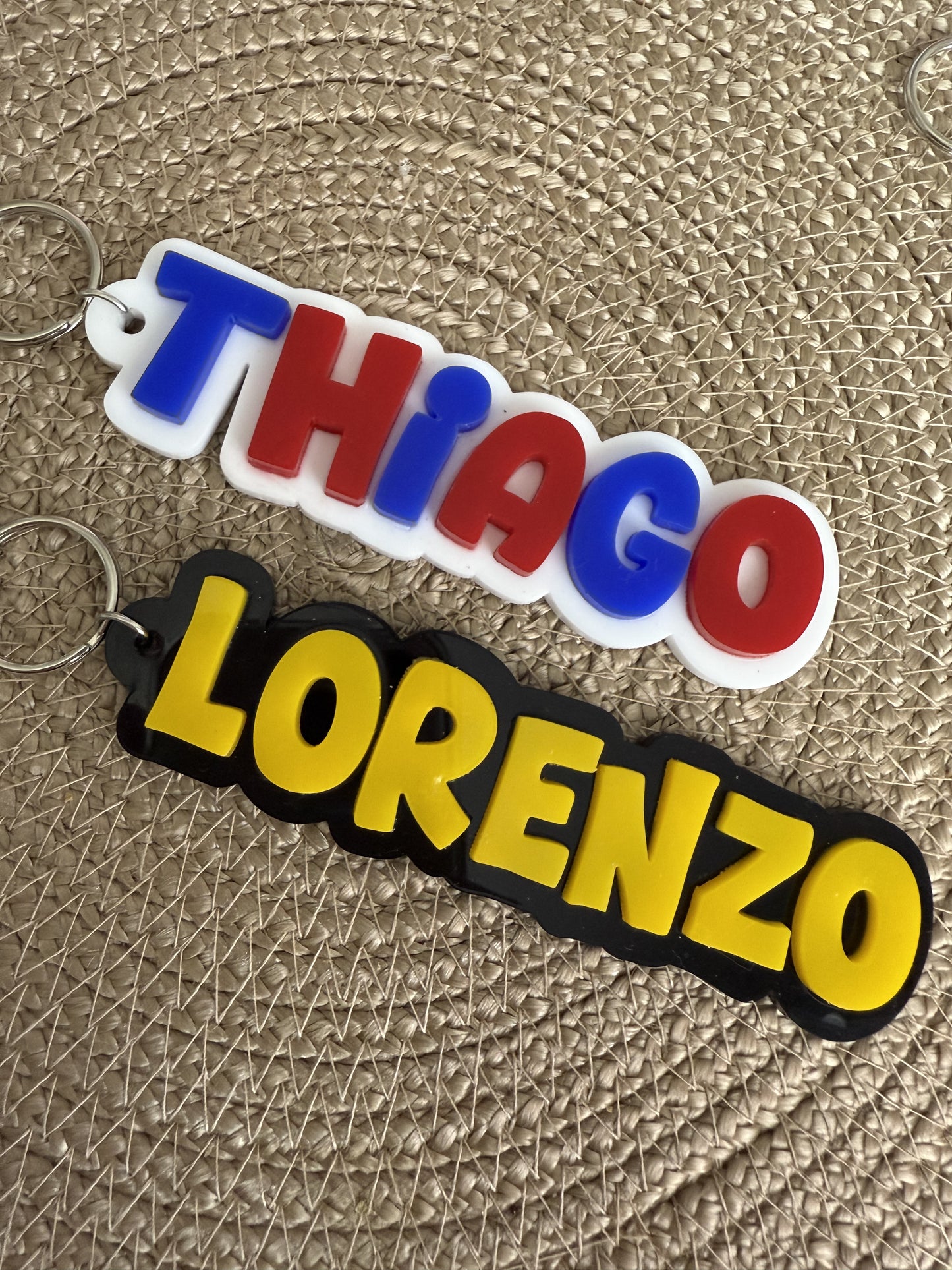 Llavero infantil con nombre