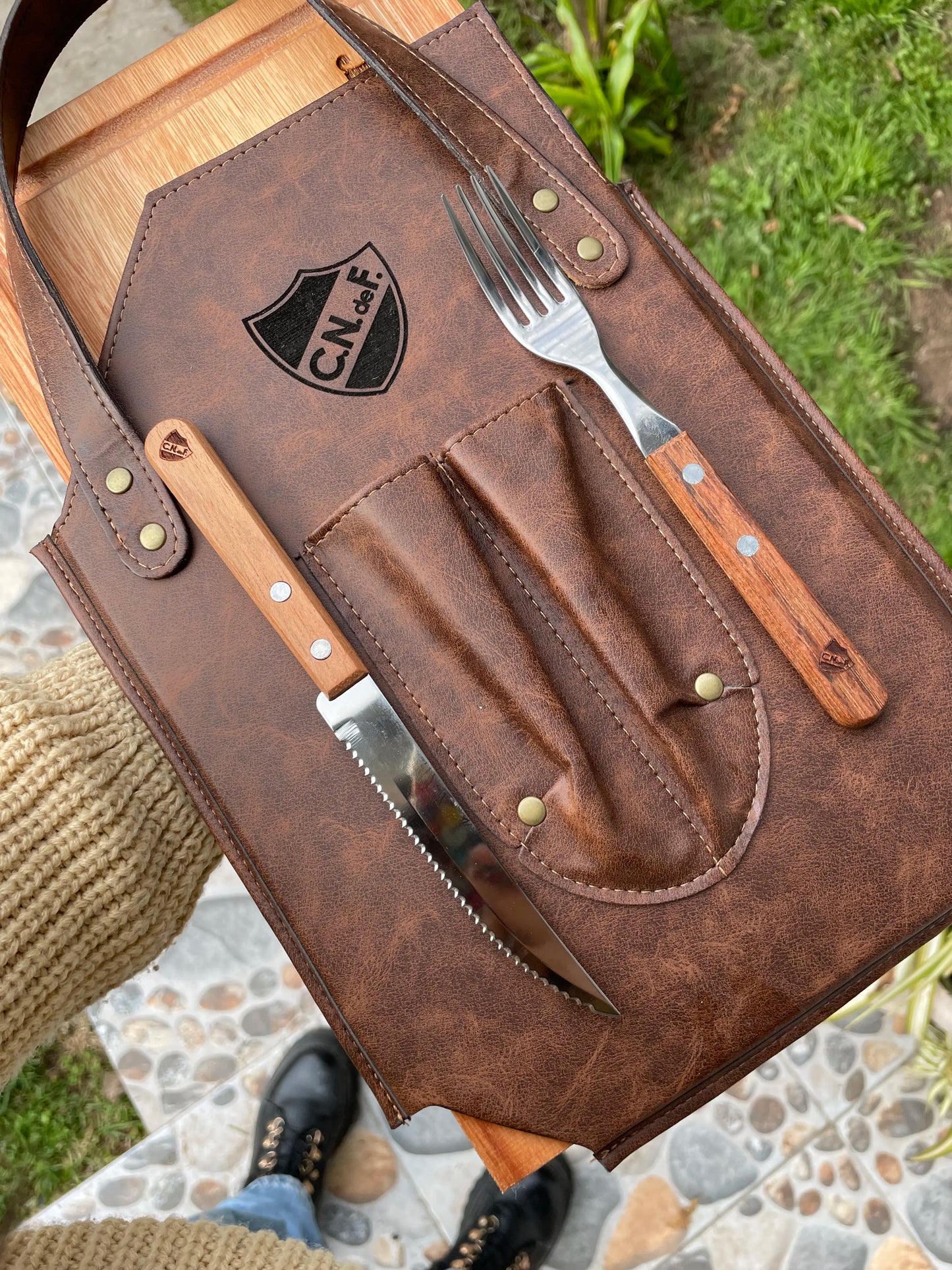 Kit de tabla de asado personalizado