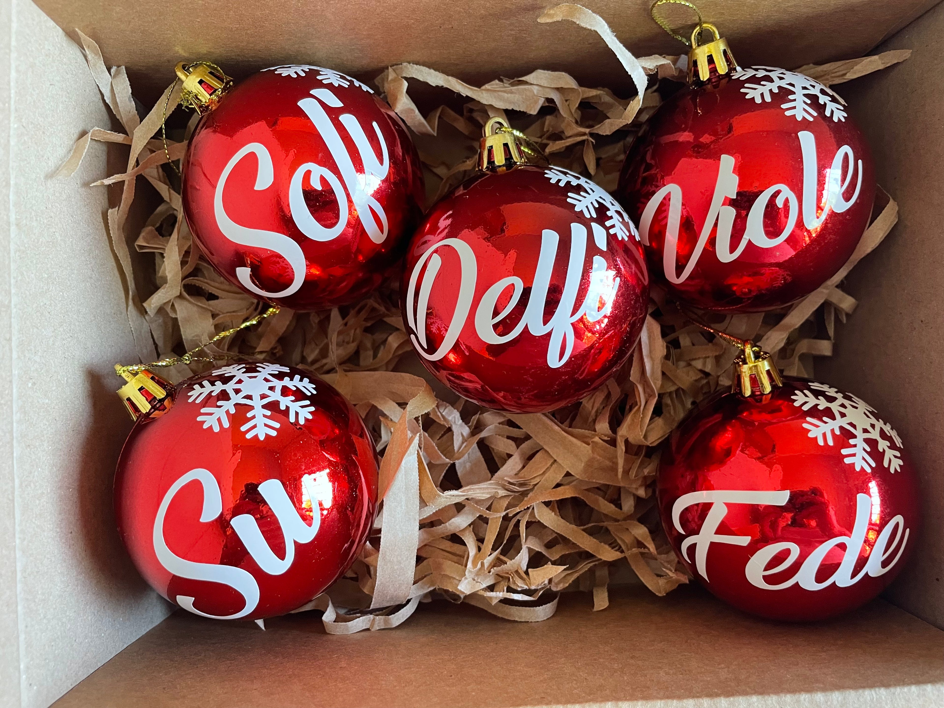 Esferas Personalizadas de Navidad