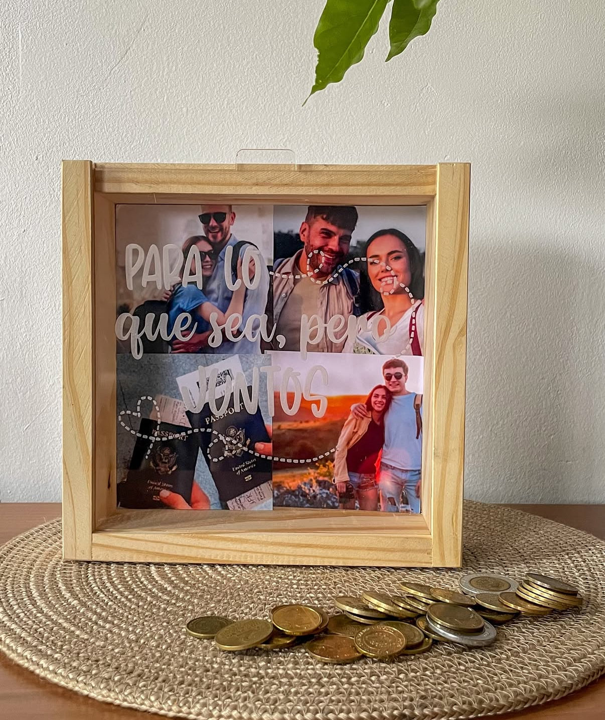Alcancía personalizada con fotos