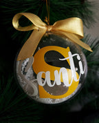 Esferas personalizadas con inicial y nombre