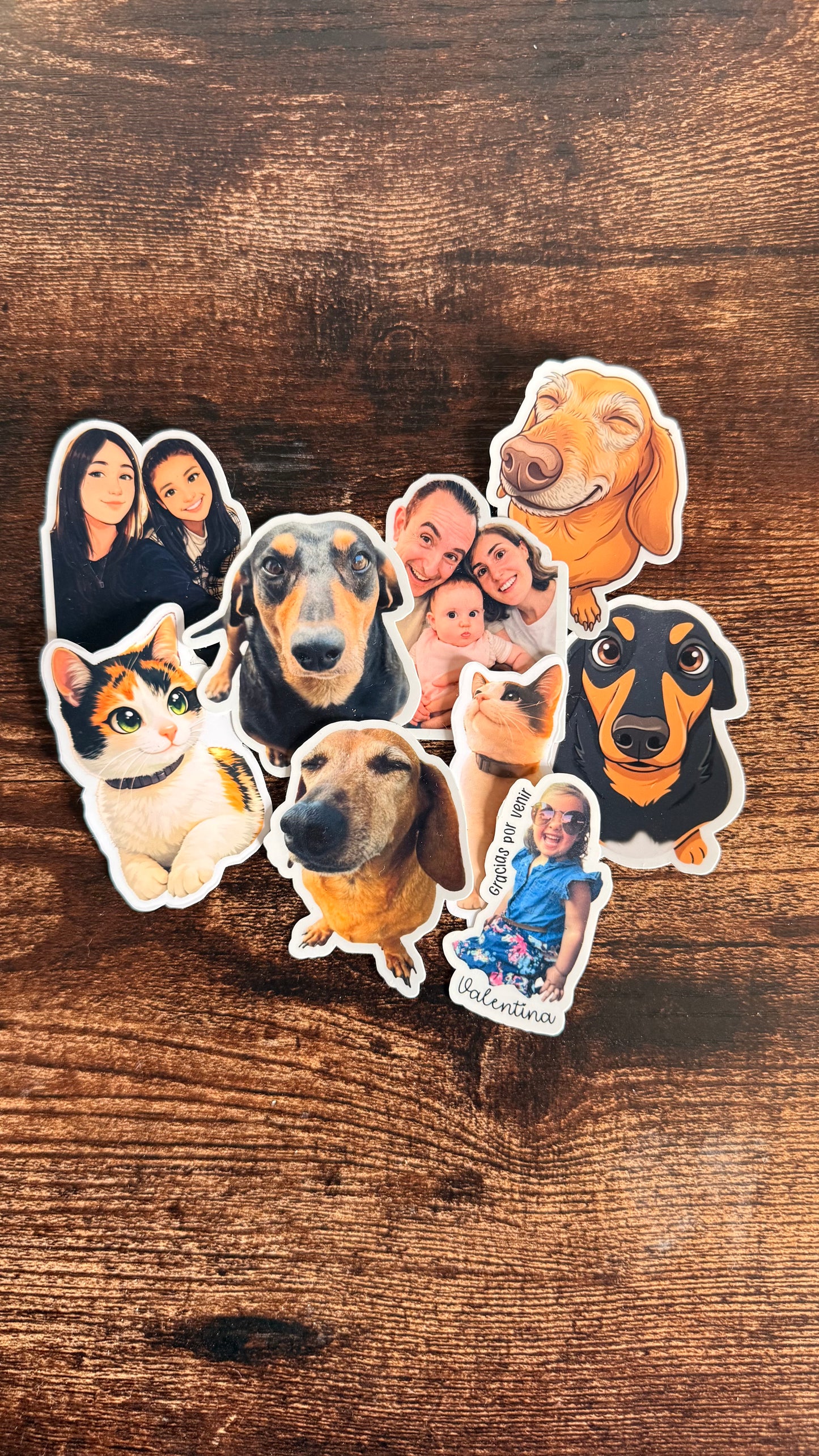 Pack de stickers personalizados