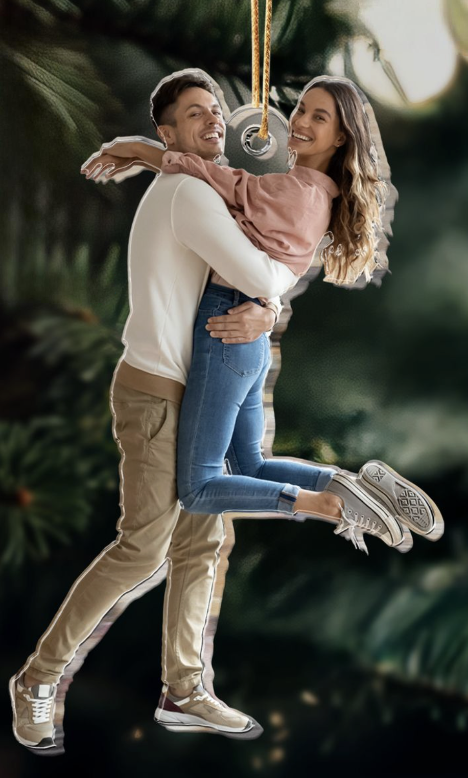 Colgante Navideño con Foto Personalizada