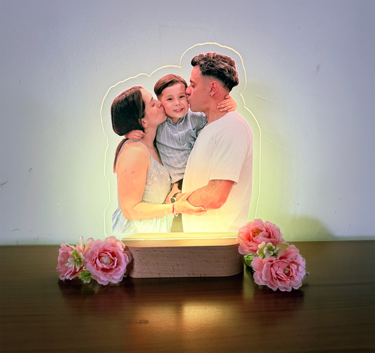 Veladora personalizada con foto